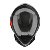 TCMT Youth Kids DOT Motocross Off-Road Helmet Black / Red Fireworks - TCMTMOTOR
