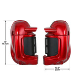 TCMT Red Lower Vented Fairing Fit For Harley Touring '83-'13 - TCMT