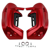 TCMT Red Lower Vented Fairing Fit For Harley Touring '83-'13 - TCMT