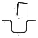 TCMT Rise 1-1/4" Ape Hanger Handlebar Fit For Harley Sportster XL XL883 XL1200 Custom - TCMTMOTOR