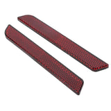TCMT Saddlebag Latch Visibility Red Reflectors For Harley Touring 1994-2013 - TCMTMOTOR