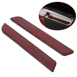TCMT Saddlebag Latch Visibility Red Reflectors For Harley Touring 1994-2013 - TCMTMOTOR