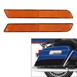 TCMT Saddlebag Latch Visibility Red Reflectors For Harley Touring '94-'13 - TCMT