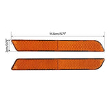 TCMT Saddlebag Latch Visibility Red Reflectors For Harley Touring '94-'13 - TCMT