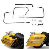 TCMT Saddlebags Guard Mount Bracket Fit For Harley Electra Glide Road King '97-'08 - TCMT