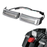 TCMT Saddlebags LED Brake Run Turn Signals Lights Fit For Harley Touring '14-'24 - TCMT