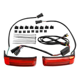 TCMT Saddlebags LED Brake Run Turn Signals Lights Fit For Harley Touring '14-'24 - TCMT