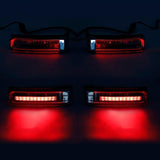 TCMT Saddlebags LED Brake Run Turn Signals Lights Fit For Harley Touring '14-'24 - TCMT