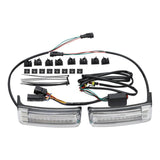 TCMT Saddlebags LED Brake Run Turn Signals Lights Fit For Harley Touring '14-'24 - TCMT