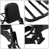 TCMT Sissy Bar Backrest Luggage Rack Fit For Harley Dyna Street Bob FXDB '06-'17 - TCMT