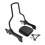 TCMT Sissy Bar Backrest Luggage Rack Fit For Harley Fat Boy FLFBS FXBR '18-'23 - TCMT