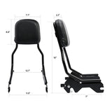 TCMT Sissy Bar Backrest Pad Fit For Harley Softail Low Rider Sport Glide '18-'23 - TCMT
