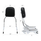 TCMT Sissy Bar Backrest Pad Fit For Harley Softail Low Rider Sport Glide '18-'23 - TCMT