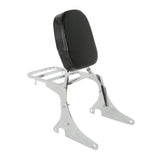 TCMT Sissy Bar Backrest Pad Luggage Rack Fit For Kawasaki Vulcan VN 400 800 '95-'12 - TCMT