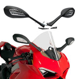 TCMT Turn Signal Integrated Rear View Side Mirrors Fit For DUCATI PANIGALE V4 2018-2021, 955 PANIGALE V2 2020-2021 - TCMT