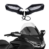 TCMT Turn Signal Integrated Rear View Side Mirrors Fit For Honda Goldwing GL 1800 2018-2022 - TCMT