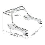 TCMT Two-Up Luggage Rack Fingertip Latches Fit For Harley Fat Boy FLFBS '18-'24 - TCMT