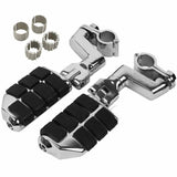 TCMT Universal 22-35mm Highway Bar Foot Pegs Mount Clamps Fit For Harley Yamaha Honda