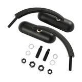 TCMT Universal 8mm 10mm M8 M10 Mini Oval Rear View Mirrors Fit For Harley Touring Softail Dyna Sportster - TCMT