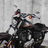 TCMT Universal 8mm Threaded Rear View Mirrors Fit For Harley Touring Road Electra Glide Softail Dyna - TCMT