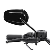 TCMT Universal 8mm Threaded Rear View Mirrors Fit For Harley Touring Road Electra Glide Softail Dyna - TCMTMOTOR