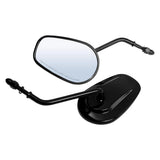 TCMT Universal 8mm Threaded Rear View Mirrors Fit For Harley Touring Road Electra Glide Softail Dyna - TCMTMOTOR