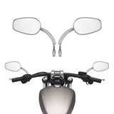 TCMT Universal 8mm Threaded Rear View Mirrors Fit For Harley Touring Road Electra Glide Softail Dyna - TCMTMOTOR