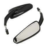 TCMT Universal 8mm Threaded Rear View Mirrors Fit For Harley Touring Road Electra Glide Softail Dyna - TCMT