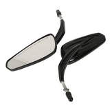TCMT Universal 8mm Threaded Rear View Mirrors Fit For Harley Touring Road Electra Glide Softail Dyna - TCMT