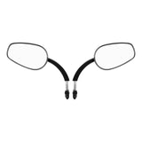 TCMT Universal 8mm Threaded Rear View Mirrors Fit For Harley Touring Road Electra Glide Softail Dyna