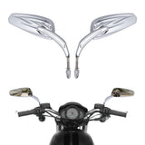 TCMT Universal 8mm Threaded Rear View Mirrors Fit For Harley Touring Road Electra Glide Softail Dyna - TCMT