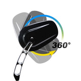 TCMT Universal 8mm Threaded Rear View Mirrors Fit For Harley Touring Road Electra Glide Softail Dyna - TCMT