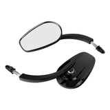 TCMT Universal 8mm Threaded Rear View Mirrors Fit For Harley Touring Road Electra Glide Softail Dyna - TCMTMOTOR