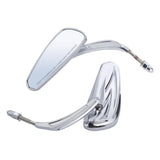 TCMT Universal 8mm Threaded Rear View Mirrors Fit For Harley Touring Road Electra Glide Softail Dyna - TCMT