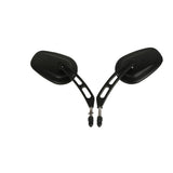 TCMT Universal 8mm Threaded Rear View Mirrors Fit For Harley Touring Road Electra Glide Softail Dyna - TCMT