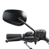 TCMT Universal 8mm Threaded Rear View Mirrors Fit For Harley Touring Road Electra Glide Softail Dyna - TCMTMOTOR