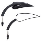 TCMT Universal 8mm Threaded Rear View Mirrors Fit For Harley Touring Road Electra Glide Softail Dyna - TCMT
