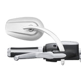 TCMT Universal 8mm Threaded Rear View Mirrors Fit For Harley Touring Road Electra Glide Softail Dyna - TCMTMOTOR