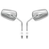 TCMT Universal 8mm Threaded Rear View Mirrors Fit For Harley Touring Road Electra Glide Softail Dyna - TCMT