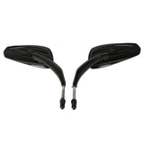 TCMT Universal 8mm Threaded Rear View Mirrors Fit For Harley Touring Road Electra Glide Softail Dyna - TCMT