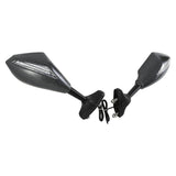 TCMT Universal LED Turn Signal Integrated Rear View Side Mirrors Fit For Honda Suzuki Yamaha Kawasaki - TCMTMOTOR