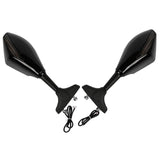 TCMT Universal LED Turn Signal Integrated Rear View Side Mirrors Fit For Honda Suzuki Yamaha Kawasaki - TCMTMOTOR