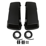TCMT 4" Extended Stretched Hard Saddlebags Fit For Harley Touring 1993-2013 Unpaited Black - TCMTMOTOR