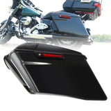 TCMT 4" Stretched Hard Saddlebags 5"x7" CVO Speaker Lids Fit For Harley Touring '14-'24