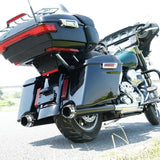 TCMT 4" Stretched Hard Saddlebags 5"x7" CVO Speaker Lids Fit For Harley Touring '14-'24