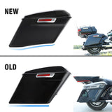TCMT 4" Stretched Hard Saddlebags 5"x7" CVO Speaker Lids Fit For Harley Touring '14-'24