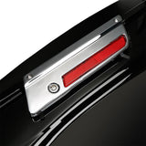 TCMT 4" Extended Stretched Hard Saddlebags 5"x7" CVO Speaker Lids Fit For Harley Touring 1993-2013 Glossy Black - TCMTMOTOR