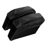 TCMT Vivid Black Hard Saddlebags 6"x9" Speaker Lids Fit For Harley Touring '93-'13 - TCMTMOTOR