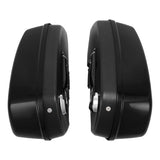 TCMT Vivid Black Hard Saddlebags Fit For Harley Fat Boy Breakout '18-'23 - TCMT