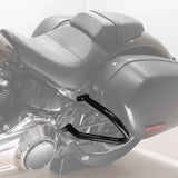 TCMT Vivid Black Saddlebag Support Guards Fit For Harley Sport Glide '18-'25 - TCMT